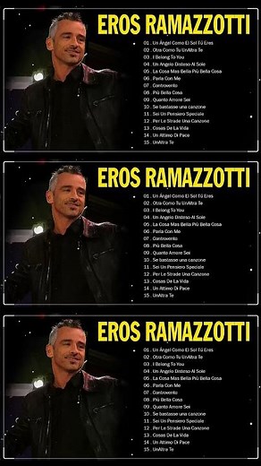 Eros Ramazzotti live - Eros Ramazzotti greatest hits full album 2024 - Eros Ramazzotti best songs