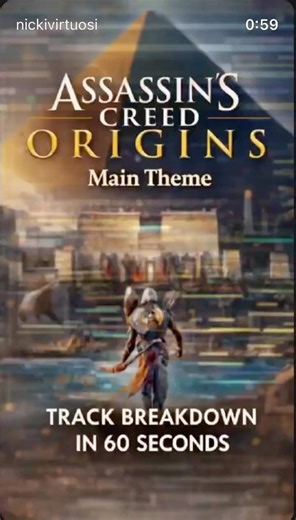 Main Theme (Assassins Creed Origins) – 60 Second Breakdown | Sarah Schachner - Game Score