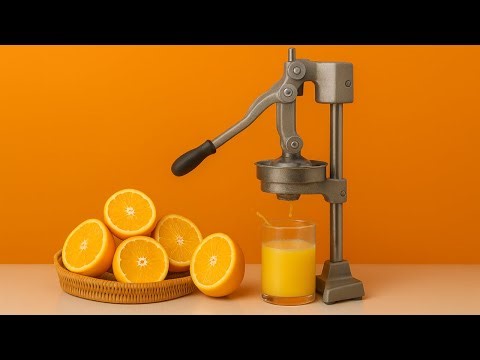Making Fresh Orange Juice from Start to Finish (Full Process)