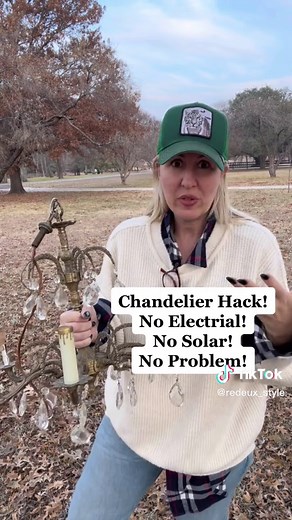 Chandelier Hack: Battery Operated Candle Solution