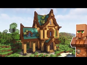 Minecraft | How to build a Medieval House (Leatherworker) | Minecraft Tutorial