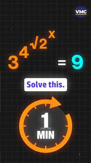 Easiest way to solve exponential equations! By VMC JEE