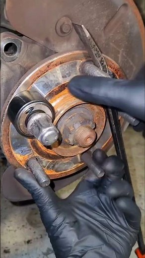 Install Axle Studs Easily #shorts #shortsfeed #automobile