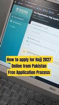 How to Apply for Hajj 2027 Government scheme online from Home Step by Step #hajjpackage #hajj2027