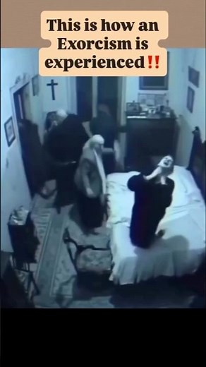 Real Exorcism😱 #horrorshorts #exorcism #realexorcism #hauntedvideos #horror #paranormal #shorts