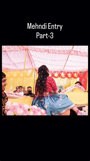 Munmun Swami on Instagram: "Mehndi Entry 💕 #wedding #shadi #haldi #haldijewellery #mehndi #mehndientry #bride #bridetobe #brideentry #bridedance #brıdemakeup #groom #jwellery #instagram #dj #ladiessangeet #bridesong #cousinwedding #viralvideos #instagram #insta #couple #reels #brideandgroom #bahu #bridelehenga #outfit"