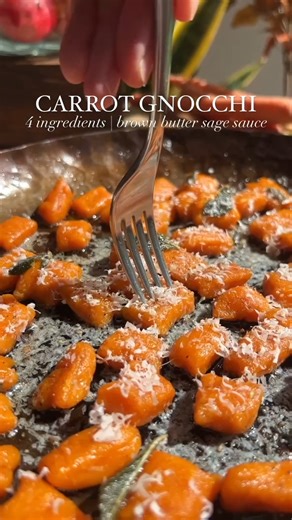 Four ingredients, big payoff. 🥕✨ Carrot gnocchi that’s soft inside, with the option to pan-crisp in butter and sage! | Crowded Kitchen