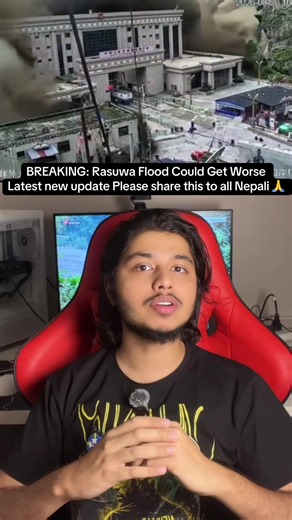 BREAKING: Rasuwa Flood Could Get Worse! Second Massive Flood Warning Issued Nepal on High Alert #kanxaffx #fyp #nepalitiktok #tiktoknepal #nepalnews