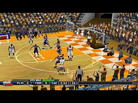 College Hoops 2K8 PS2 Gameplay HD (PCSX2 v1.7.0)