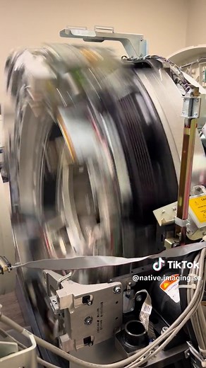 #ctmachine #engineering #watchyourhands inside a ct manhin at .4 seconds rotation