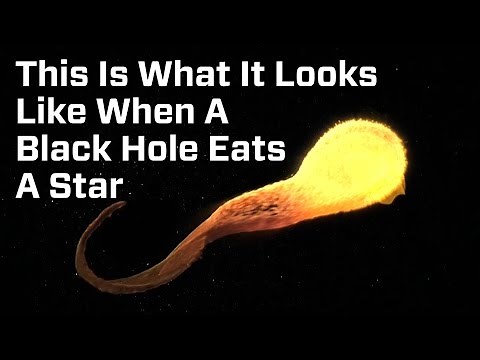 This Is What It Looks Like When A Black Hole Eats A Star
