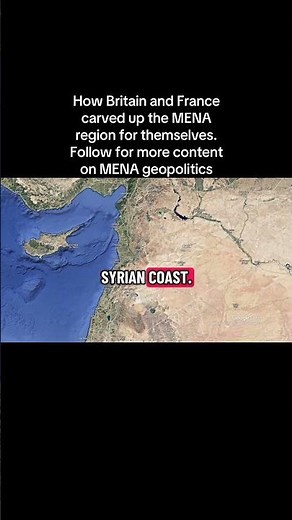 How the UK and France divided MENA region for themselves #history #middleeast #mena #geopolitics