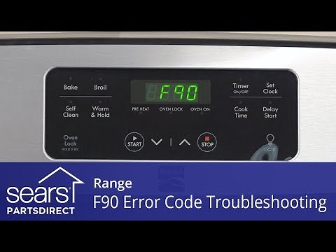 Troubleshooting an F90 Error Code on a Range