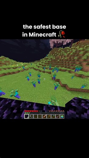 Minecraft Safest Nether Portal Base Moment