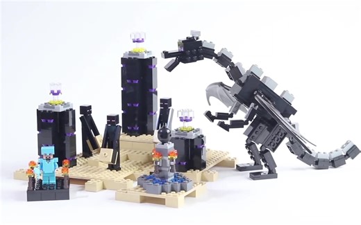 [Brick Builder] 乐高速拼 21117 我的世界末地末影龙 [Minecraft]