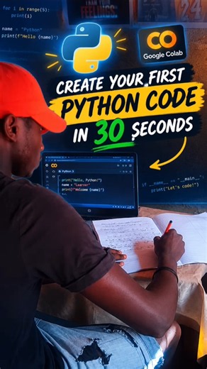 Your first Python code in 30 SECONDS (2026).