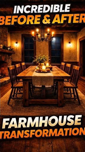 Abandoned Room to Rustic Dream Dining Room | Farmhouse Restoration Timelapse