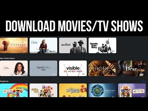 How to Download Movies / Tv Shows from Apple TV | Apple TV plus | Apple TV +