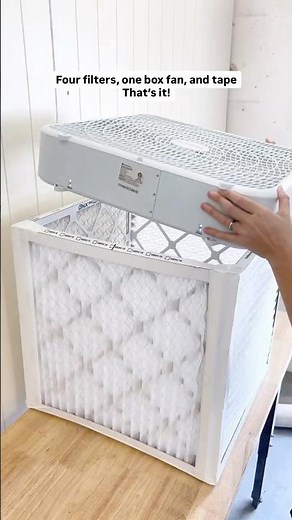 Build a DIY Corsi-Rosenthal Box Filter for Cleaner Air Under $100 #diyprojects #airfilter