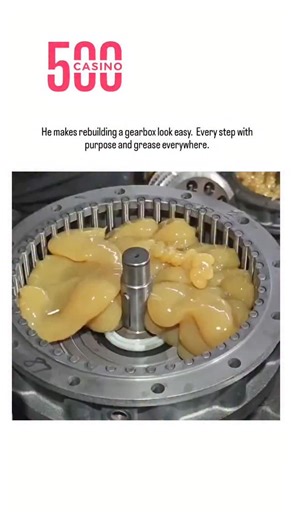 education.decodee01 on Instagram: "The post shares a 53-second video of a mechanic assembling a cycloidal speed reducer, a compact gearbox that uses rollers and eccentric motion for high torque ratios up to 100:1, popular in robotics and conveyors for its low backlash. With over 618,000 views in under 24 hours, the clip's appeal lies in its deliberate, grease-heavy process, evoking ASMR satisfaction, though some replies debate whether it's a true rebuild or new-part assembly under ideal conditio