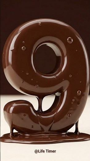 Chocolate 9 to 0 Countdown Timer 🍫 | Sweet & Fun Timer #10seconds #countdown #shorts