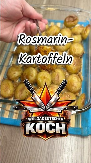 Crispy rosemary potatoes – simple & delicious #homemade #recipe #volgagermanchef #food