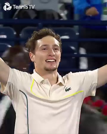 108K views · 1.9K reactions | Living the Dubai dream  Ugo Humbert defeats Bublik to win the Dubai title! | Tennis TV | Facebook