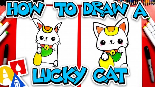 How To Draw A Lucky Cat
