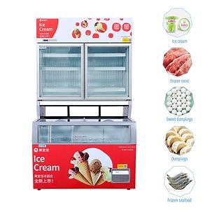 [Hot Item] Commercial Ice Cream Display Freezer Gelato Showcase Ice Cream Display Freezer