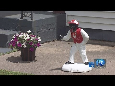 Andy Fox reports on lawn jockey controversy