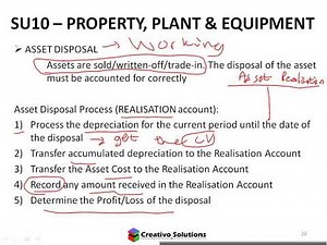 Asset Disposal / Asset Realisation - Financial Accounting - #FAC1502 #accounting #assetdisposal