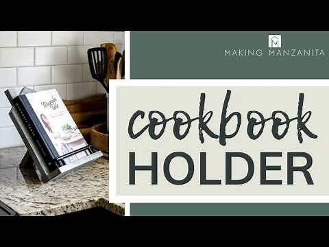 How To Make A Modern Farmhouse Cookbook Holder