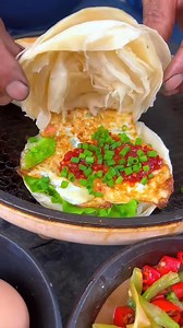 Chinese burger and eggs eating 😋 | Food See