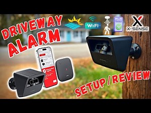 Solar Powered Motion Sensor Driveway Alarm - Setup/Review