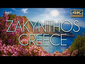 ZAKYNTHOS Greece Island |4K UHD VIDEO| Navagio bay - Zante - Cameo Island - Karavostatis - Xigia