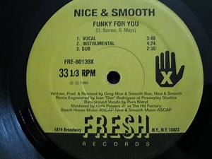 Nice & Smooth - Funky For You (Instrumental) HQ