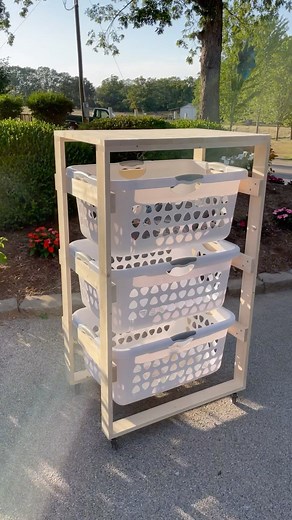 31K views · 12K reactions | You want it? We got it! #linkinbio . . . Check out our reviews on Etsy and Amazon! . . www.Smithandsonwoodworking.com . . . #etsy #laundry #laundrybasketholder #laundryrack #laundrytower #storage #organization #getorganized #cleaning #laundrycart #laundryroommakeover #laundryroomgoals #laundryroomideas #laundryroomorganization #etsyinstagram #smallbiz #shopsmall #missouri #freeshipping | Smith & Son Woodworking | Facebook