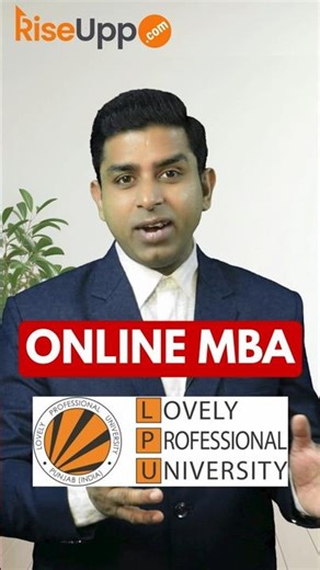 LPU Online MBA ₹1.46L Worth It? 😳 Best Budget MBA for Working Pros? #shorts