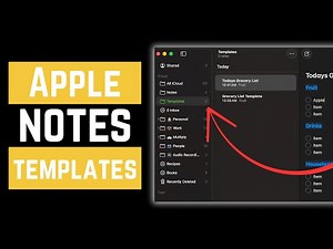 How To Create Reusable Templates In Apple Notes - Full Guide
