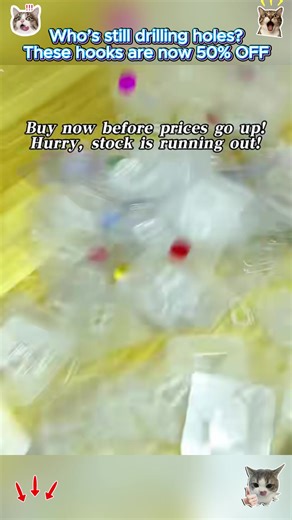 Pairs wall hooks hanger double sided adhesive