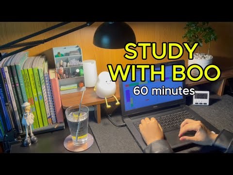 #79: 1 HOUR STUDY WITH ME ☕ | Real Time | No Break | Fire Crackling Sound | Focus