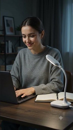 Flexible USB LED Lamp 💡 Perfect Desk Light! #shortsfeed