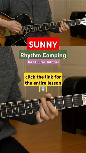 SUNNY Guitar Chords - Jazz Guitar Tutorial #shorts