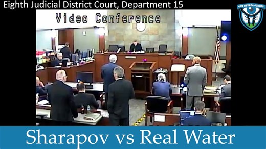 The Honorable Joe Hardy Jr., Eighth Judicial District Court, Department 15, presiding over a motion to strike special master's order. Attorney Eric Pepperman appeared on behalf of Plaintiffs. Attorney Colt Dodrill appeared on behalf of Nevada Beverage. Case No. A-21-844348-B. Motion denied without prejudice. | Our Nevada Judges, Inc.