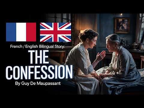 The Confession by Guy De Maupassant - French / English Bilingual Story