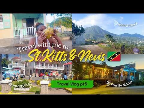 Come with me to St.Kitts & Nevis 🏝️ | Relaxing Hot Springs, Island Views & A Night Out! #travelvlog