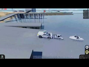 Roblox | Mechanica | Truck and boat trailer with larger boat