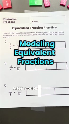 Teaching Equivalent Fractions through Visual Drawing