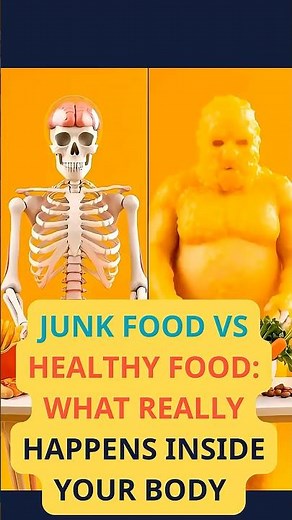 Junk Food vs Healthy Food: What Really Happens Inside Your Body (Belly Fat, Metabolism & Energy)