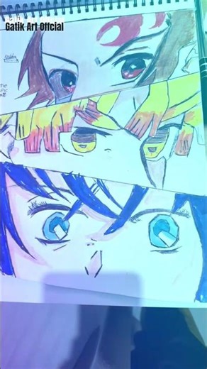 “Tanjiro x Zenitsu x Inosuke EYES Reveal 🔥👁️⚡”#demonslayer